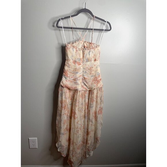 Free People Shona Joy Faye Midi Dress Size 0 NWT Cross Front - Picture 6 of 7